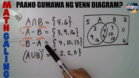 gumawa ng venn diagram|Venn Diagram (Tagalog/Filipino Math) .